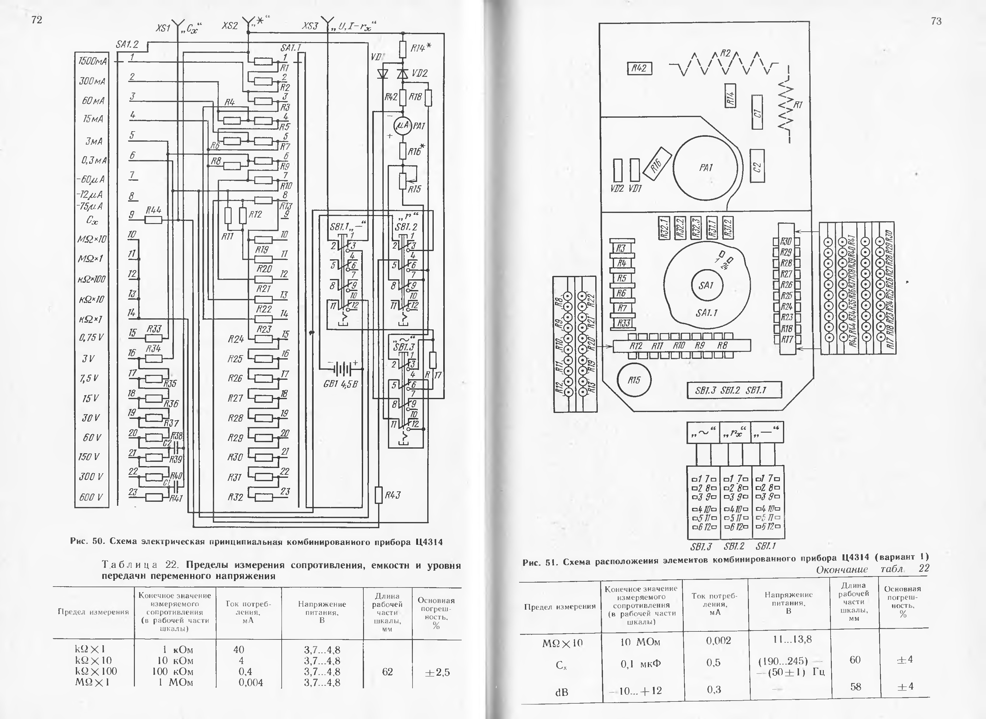 Электрическая схема осциллографа сура