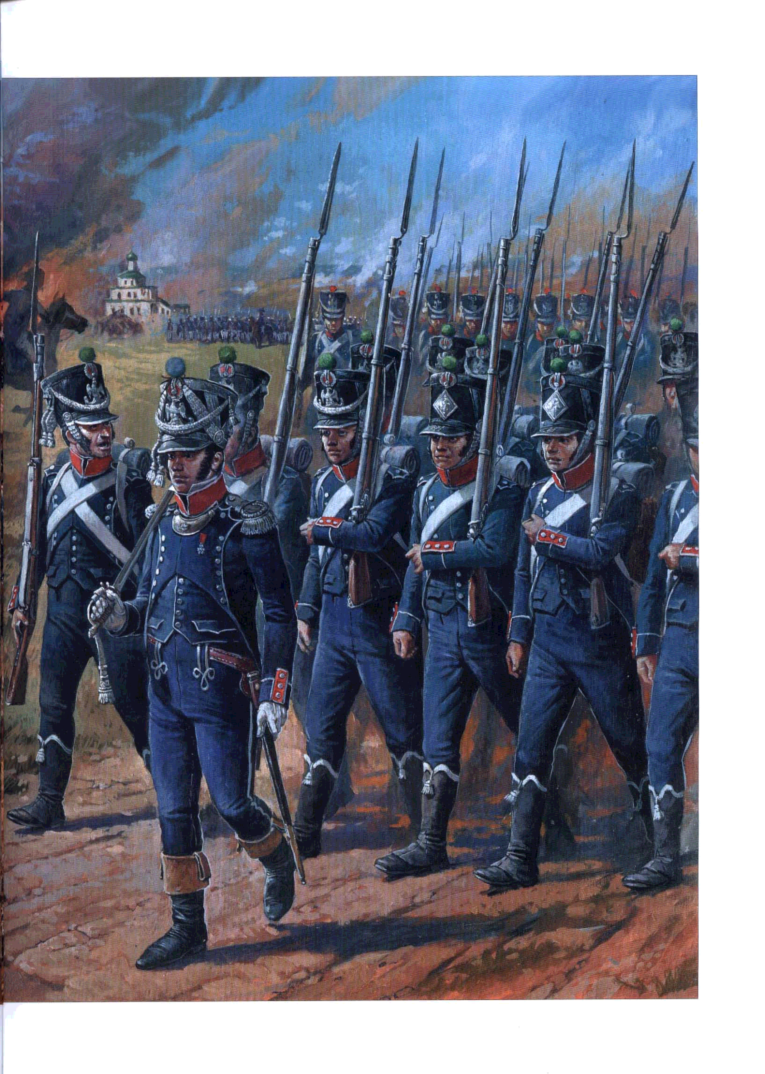 Французская пехота 1812
