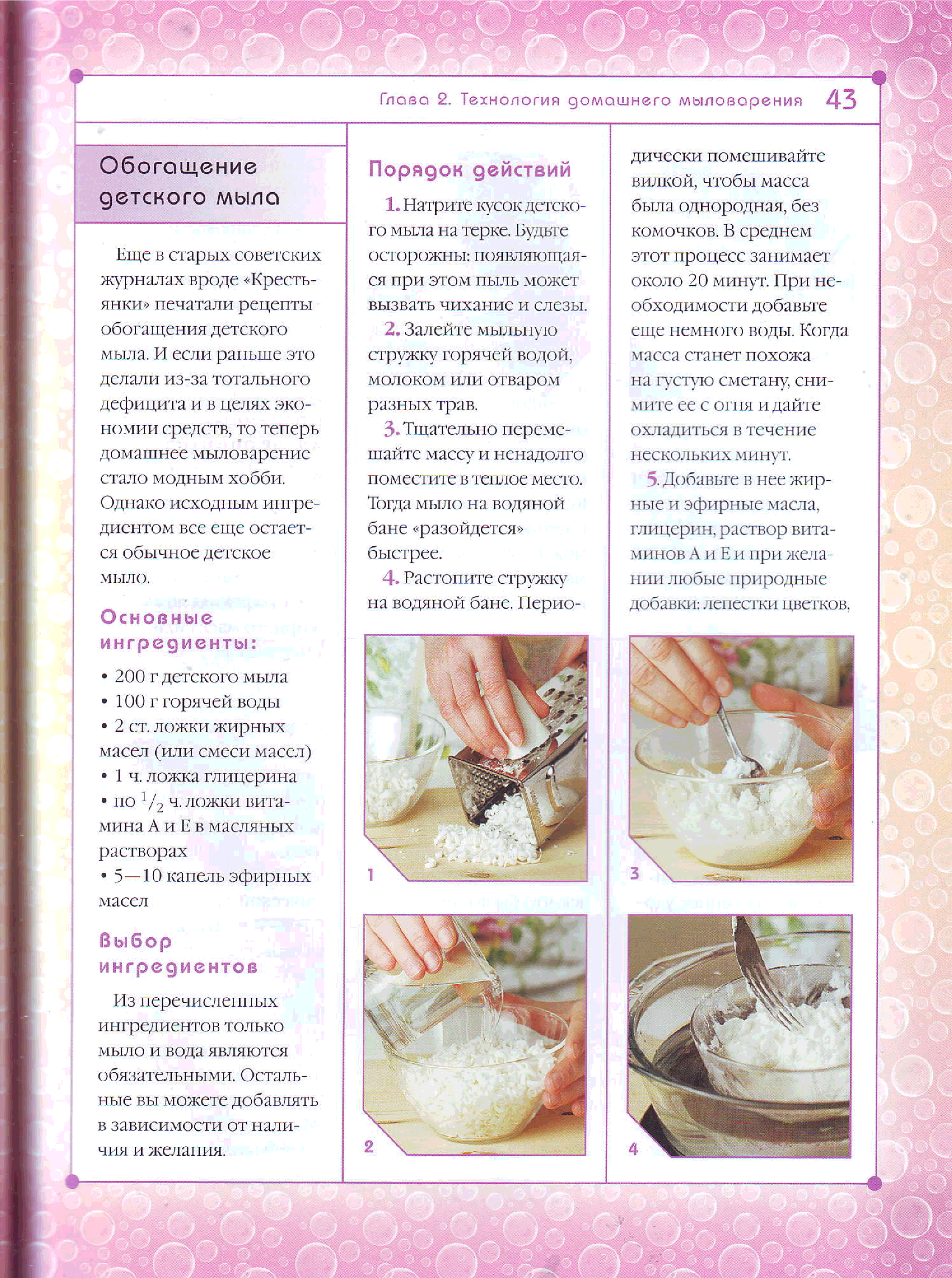 Рецепт домашнего мыла с нуля