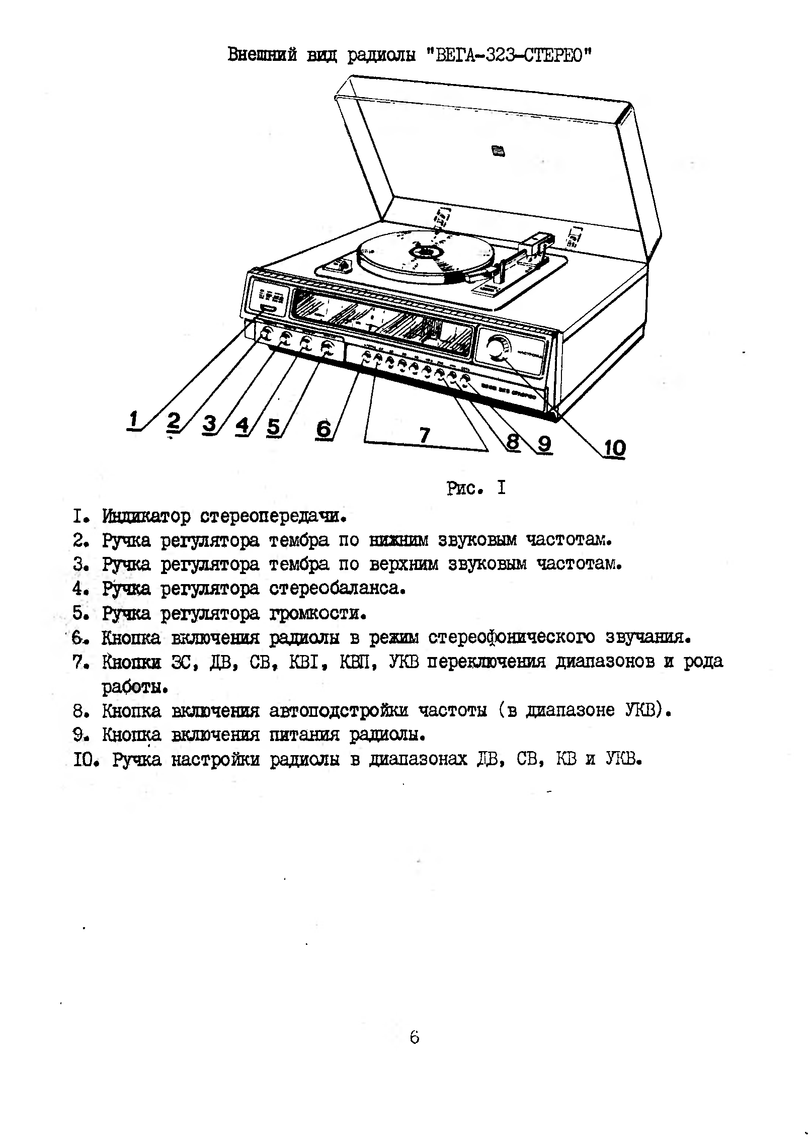 Вега 312 стерео схема