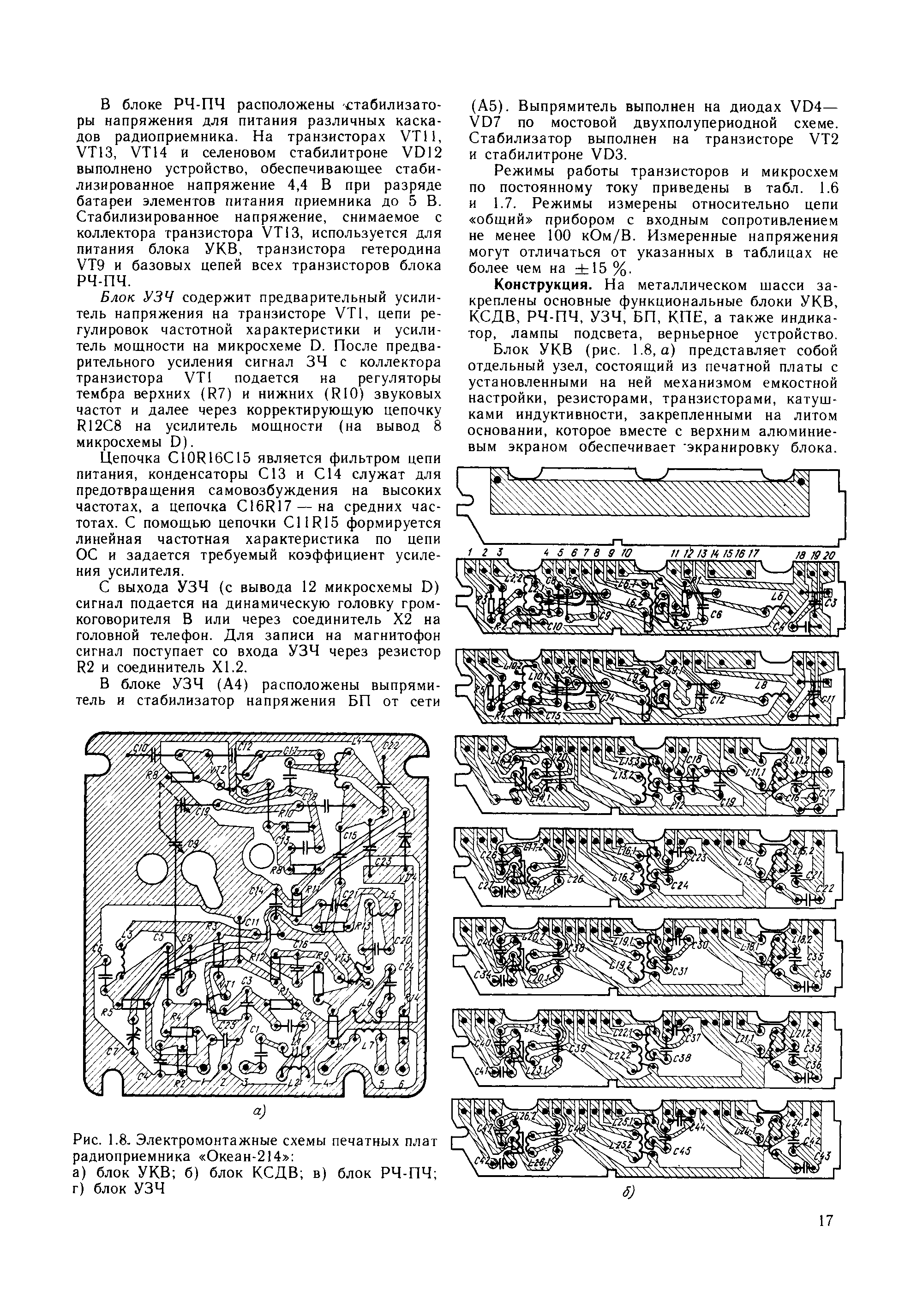 Схема верньерного устройства океан 214