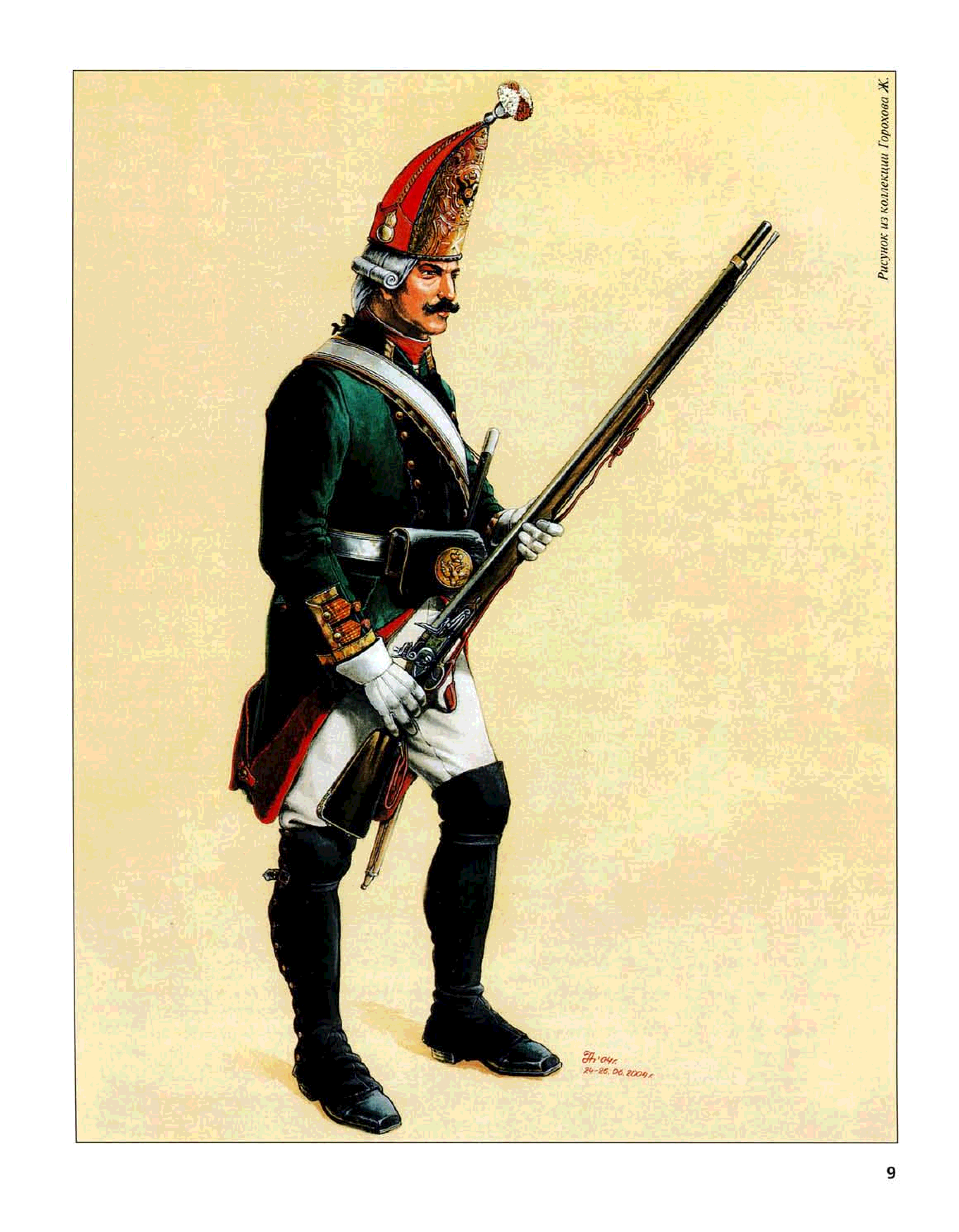 Гренадеры русской армии 1812