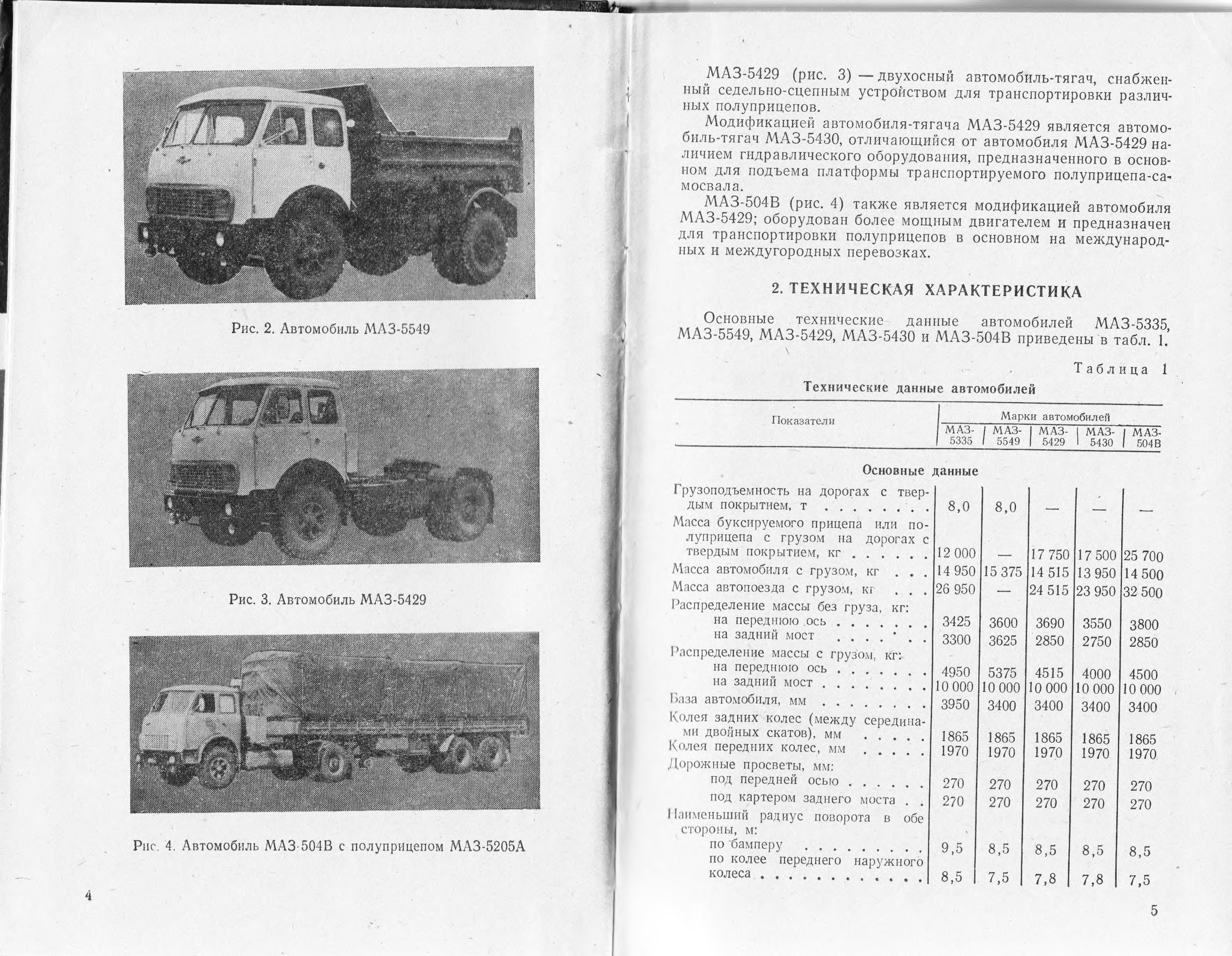 Чертеж маз 5549