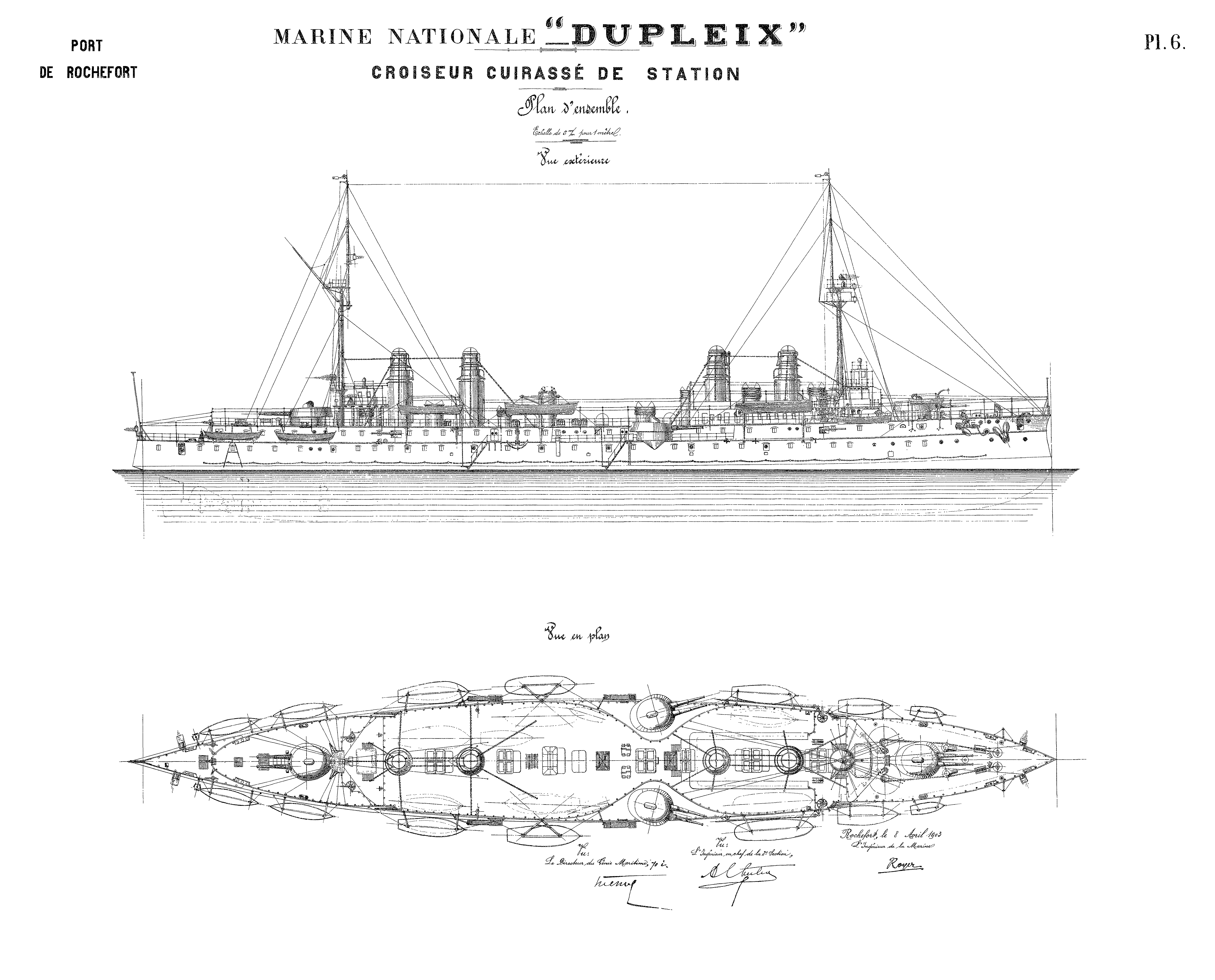 Чертежи кораблей французского флота