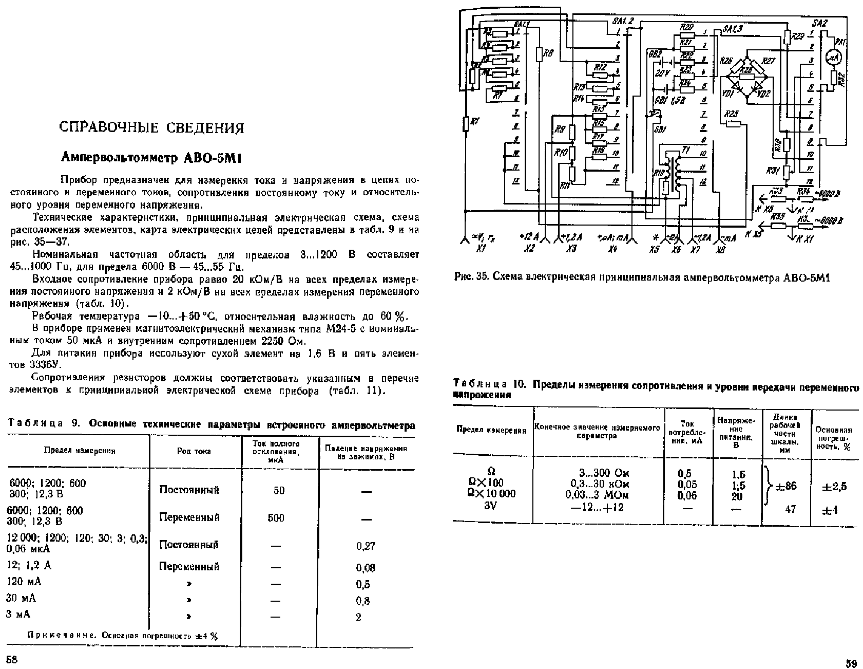 Авометр ц20 схема