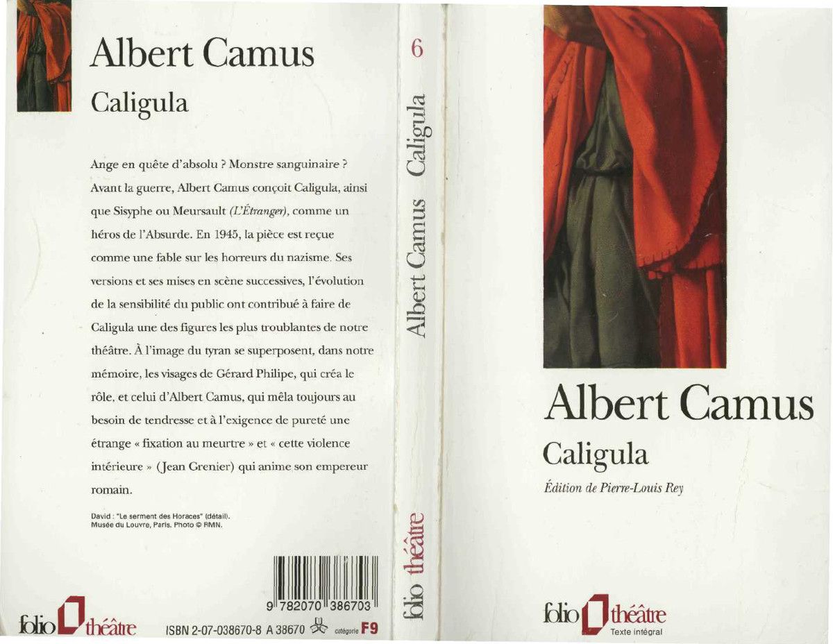 Камю калигула. Калигула Альбер Камю обложка. Калигула книга Камю. Albert Camus book. Альбера Камю книга калигула.